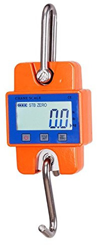 CGOLDENWALL 300 kg hochauflösende Kranwaage, elektronische Hängewaage, LED-Display, mit Fernbedienung, CE-Zertifikat, Batterie nicht im Lieferumfang enthalten