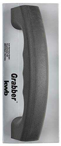 kwb Spingipezzo per seghe circolari da banco, tavoli di fresatura, falegnamerie e seghe a nastro, ausilio di spinta con rivestimento antiscivolo