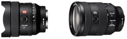 Sony SEL14F18GM | Vollformat FE 14mm F1.8 GM - Premium G Master Serie Objektiv mit Festbrennweite & FE 24-105mm f/4 G OSS | Vollformat, Standardzoomobjektiv (SEL24105G)