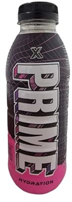 Palmzen PRIME X Pink and Blue UK Strawberry Lemonade Hydration 500ml Sports Drink