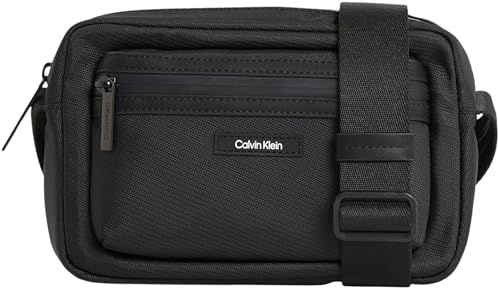 Calvin Klein Herren Umhängetasche Essential Camera Bag mit Reißverschluss, Schwarz (Ck Black), Einheitsgröße