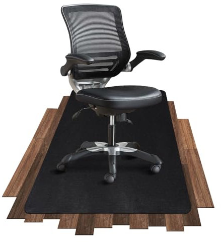 COSYLAND Tapis de protection antidérapant pour sols durs - 90x120 cm - Bruit amorti - Noir