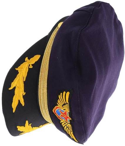 Vaguelly Kapitänsmütze Für Junge Mädchen Matrosenmütze Aus Baumwolle Verstellbare Kapitänsmütze Mit Schnalle Kostümhut Für Cosplay Partyhut Für Halloween Und Weihnachten