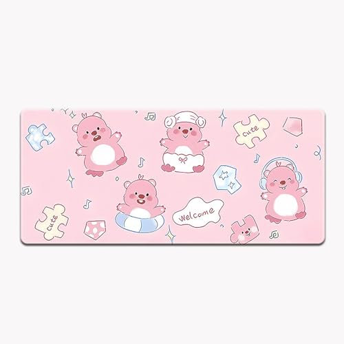 HDkxbf Alfombrilla De Ratón For Juegos De Anime, Ordenador Portátil, Alfombrilla De Escritorio De Anime, Impermeable Y Antideslizante(Loopy-29,900x400mm)