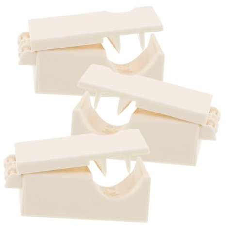 TOYANDONA Éplucheur D'écrevisses en Plastique Blanc 3 Pièces, Outil Portable Polyvalent pour Déveiner Crevettes, Pratique Cuisine Maison et Restaurant