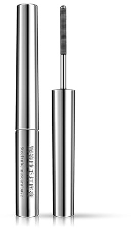 Iron Eye Mascara, 3D Schwarz Curling Wimpernprimer, Wimpernbürste aus Metall, Natürlich und Langanhaltend, Wasserfest (1stück)