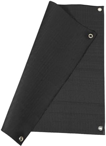 HEMOTON Rete Fermafrecce Rinforzata 2 Mm Nera 50x50 Cm per Tiro L’Arco, Barriera di Sicurezza Portatile per Cortile e Campo di Allenamento, Rete Multifunzionale per Protezione Bersaglio
