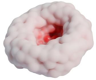 Anti Stress Ball für Erwachsene, Stressball Erwachsene, Antistress Spielzeug Kleines Perlen Quetschball, Squishy Ball Stressabbau für Geburtstag Klassenzimmer Geschenke (Red)