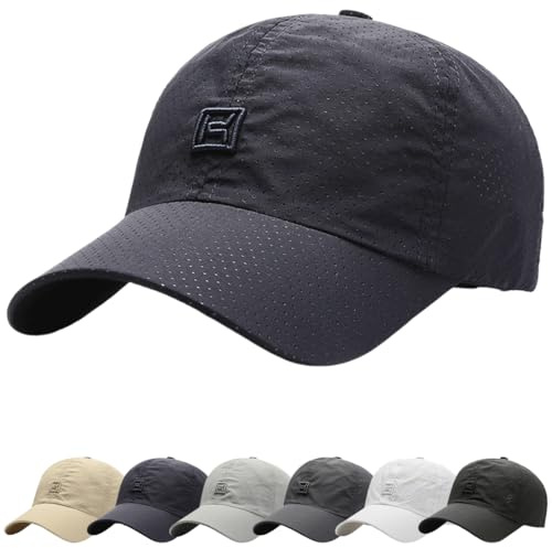 YKDLLF Cappellino Estivo Ricamato Cappelli a Rete per Donna Traspirante,Cappello Baseball Uomo Estivi Rete,Cappello Donna con Visiera Traspirante,Cappellino Uomo con Visiera Casuali Leggero