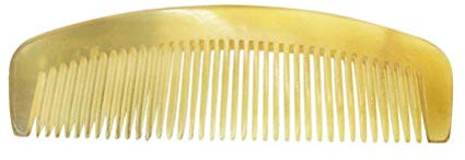 FRCOLOR Peine De Cuerno Natural Anti-Estático Para Mujer Peine De Pelo Compacto 5.5 Pulgadas Portátil Para Controlar Caída Y Desenredar Cabello En Cualquier Lugar