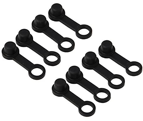8 Stück Entlüftungsnippel Kappen Gummi-Bremsen-Entlüftungsnippelabdeckung Abdeckung des Bremssattel-Entlüftungsgeräts,Schraubenkappen, Fett, Staubschutz