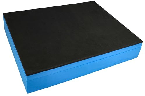 vhbw Schaumstoffeinlage kompatibel mit Bosch Sortimo L-Boxx Werkzeugkoffer | Hartschaum / PE-Schaumstoff, 60 mm Blau