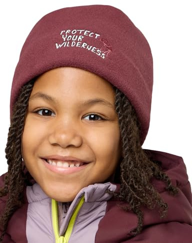 Jack Wolfskin Unisex Kinder Wilderness K Beanie-Mütze, Boysenberry, M EU