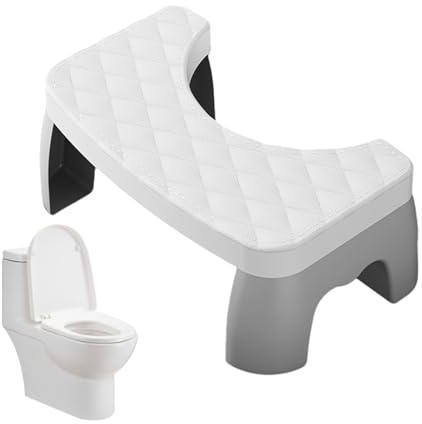 Kongou Hockender Toilettenhocker, Rutschfester Toilettenhocker Zur Linderung Von Verstopfung, Fußhocker Für Das Badezimmer, Richtet Den Dickdarm Für Schnellere, Leichtere Entlastung Aus