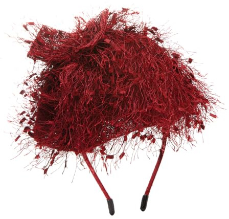 axy Fascinator Haarreif Hut mit Schleife Braut Kopfschmuck - Wunderschön Haarreifen Damen Stirnband Haarschmuck HRHU1