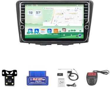 Autoradio 2 Din Bluetooth 5.0 android 12 Stereo per Suzuki Baleno 2 2015-2022,auto player digitale con touchscreen da 9,Carplay Android auto Supporta SWC RDS/FM AM Radio/GPS/DAB+(K700S)