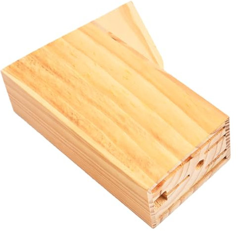 PHENOFICE Supporto Portacoltelli Da Cucina in Legno Massello Robusto Organizer Utensili e Taglierini Design Semplice e Salvaspazio Per Piano Cucina Elegante