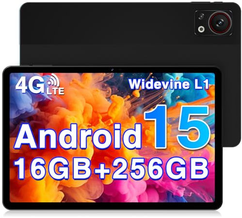 DOOGEE T30S Android 15 Tablet 11 Pollici, 16GB RAM + 256GB ROM (TF 1TB), 2.4K, 8580mAh, 4G LTE + 5G WiFi, 13MP+8MP, Octa-Core Tablet Gaming, Hi-Res Altoparlanti/OTG/BT5.0/GPS/Widevine L1