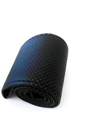 Rivestimento Protettivo Volante Coprivolante Per Auto, Coprivolante, Ecologico, Antiscivolo, Assorbente Del Sudore, Decorazione Semplice E Alla Moda Per Auto Copristerzo(B-Black)