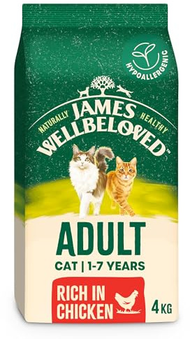 James Wellbeloved Cat Adult Hypoallergenic Dry Food Chicken 4 kg
