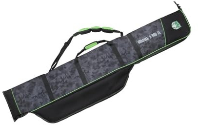 Madcat Rutentasche XL, für 3 Ruten mit Rollen, Camouflage-Design, gepolstert, 10.500er Rollengröße, Transporttasche, Ruten bis zu 320 cm, Rutenfutteral