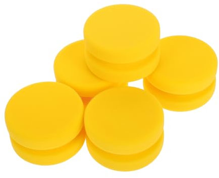 Garneck 5stücke Polierschwamm-pads Für Auto Polierpads Autowachs-polierwerkzeug Waschschwamm Für Fahrzeugreinigung Autopolierpads Kratzfeste Autowaschschwämme