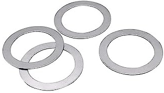 Nodrest Arandela Plana Ultrafina DIN988 de Acero Inoxidable 304, 10/50 Uds., M2 - M40, Junta Plana Ultrafina de Ajuste, 0,1/0,2/0,3/0,5mm