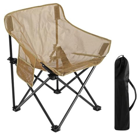 GWFBLID Campingstuhl faltbar Klappstuhl Outdoor kleines packmaß Faltstuhl Camping Stuhl Angelstuhl Ultraleicht Strandstuhl mit Tragetasche bis 120kg Faltstuhl Strand für Camping Picknick und Outdoor