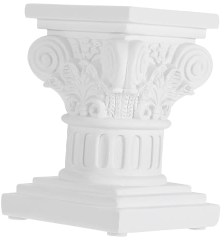 VALICLUD Escultura de Columna Romana de Resina para Jardín y Decoración de Bodas Adorno Resistente para Interiores y Exteriores Accesorio Elegante para Fotografía