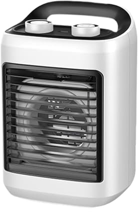 Mini aire acondicionado - Ventilador pequeño y tranquilo, Unidad de Humidificador de escritorio | Máquina de control de flujo de aire de enfriamiento de viajes, dispositivo de de humedad con d