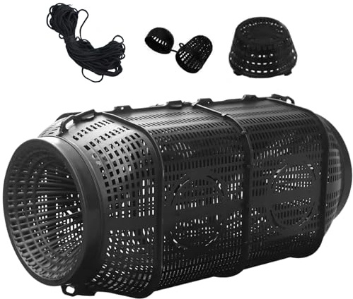 Wimnqie Trampa para Peces | Trampa Ligera para Camarones - Jaula para Cangrejos, Accesorios De para Capturar Anguilas, Gambas En Lagos, Estanques Agua Dulce y Salada