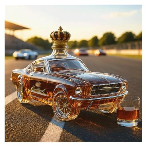 Whiskyflasche, Glaskaraffe in Autoform, 3D-Automotiv (Stil 1)(Style 1)