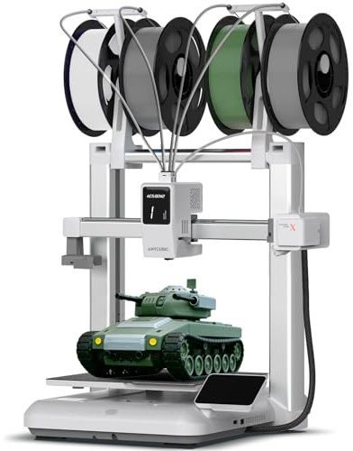 Anycubic Kobra X Multicolor 3D Printer, 2X Faster & Easy One-Click Printing