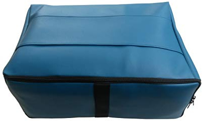Biona Reise Matratzenauflage für Flugreisen als Handgepäck aus Viscoschaum mit Tasche Kunstleder (Frottee Weiss, Amazonas)