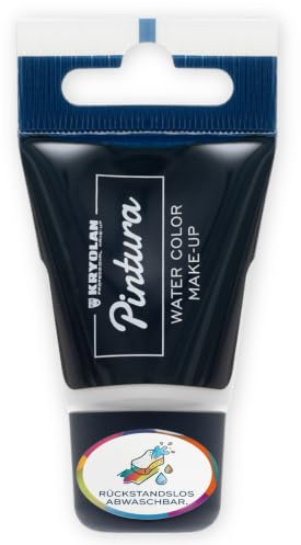 Kryolan Pintura Water Color Make-up White 20 ml I Wasserbasierte Kinderschminke für Gesicht & Körper I CE-Zertifiziert I Schnell trocknend, leicht abwaschbar & individuell deckend