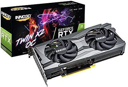 Inno3D GeForce RTX 3060 Twin X2 OC LHR, 12GB GDDR6, HDMI, 3X DP (N30602-12D6X-11902120H)
