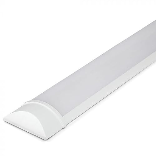 Ledvion Feuchtraumleuchte LED 150cm 40W 2400lm 6500K IP20 | Koppelbar fuer Garage Werkstatt Keller und trockene Innenraeume mit einfacher Montage