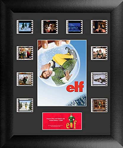 Trend Setters Elf The Movie – Schneekugel – FilmCells 27,9 x 33 cm Mini-Montage-Präsentation – zehn (10) 35 mm Film-Clips – limitierte Auflage, offiziell lizenziertes Sammlerstück