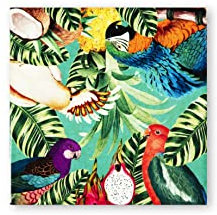 Excelsa Havana Salvamanteles, Cerámica dolomita y Corcho, 15 x 15 cm