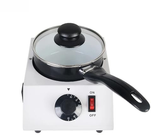 Olla para derretir chocolate de 40 W, mini olla eléctrica antiadherente para derretir chocolate, azúcar, mantequilla o cocinar, diámetro 14 cm