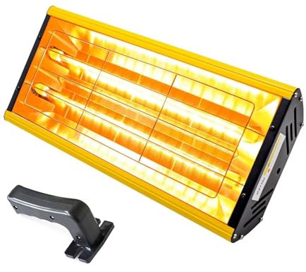 Lámpara de curado de pintura Lámpara De Curado De Pintura Infrarroja, Lámpara De Calor Infrarroja De Onda Corta De 2000W, Luz De Secado De Pintura For Cabina De Pintura, Lámpara IR For Reparación De C