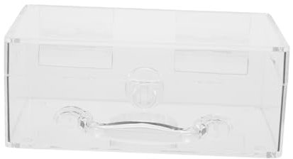 iplusmile Clear Acryl -aufbewahrungsbox Mit Tragbarem Deckel -organisator Für Schmucklagerboxen Mit Deckel Basteln Box Acryl Transparente Teile Schachtel