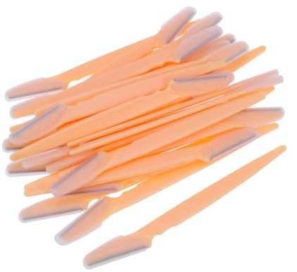 KAILIKETIY 30 Pezzi Taglia Sopracciglia Facciali Modellatore Portatile Per Sopracciglia Giallo