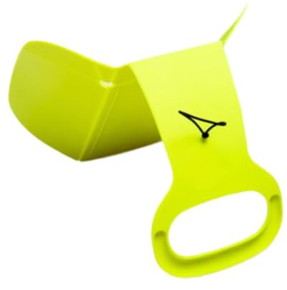 QUXVUIS Schneeschlitten als winterliches Geburtstagsgeschenk für Kinder und Erwachsene – leichte Grasrutsche, ideal für Schneespaß, perfekt für Kinder, Jungen und Mädchen, Grün