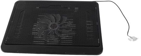 Akozon Akozon Tapis de Refroidissement Ultra-Silencieux pour Ordinateur Portable avec Support Ergonomique, Hub USB et Grand Ventilateur pour Ordinateurs Portables de 14 ou Moins, Conception en