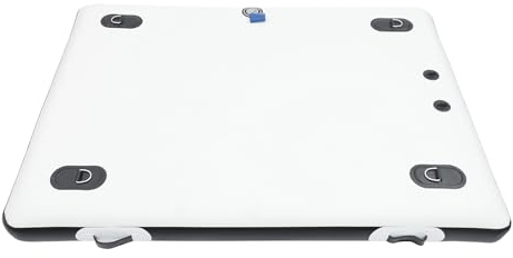 Flytande plattform 200 x 150 x 20 cm uppblåsbar badplattform med 2 x roder och 1 x luftpump uppblåsbar fiskeplattform 400 kg lastkapacitet bärbar fiskebåt