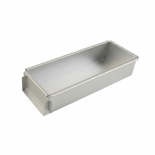predolo Molde Tiramisú con Tapa Molde Rectangular Desmontable Resistente Al Temperatura Herramienta Culinaria para Horneado, 30 X 10 X 6 Cm