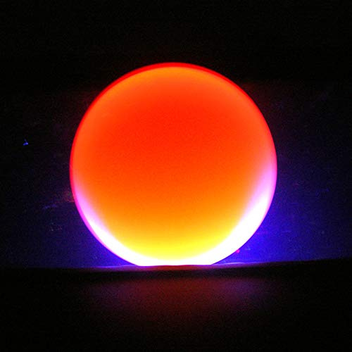 DSJUGGLING Acrylic Contact Juggling Ball - appx. 76mm - 3 inch (Red UV, 76mm/3inch)
