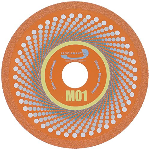 PRODIAMANT Disque diamant 125mm x 22,23mm M01 Verre Carreaux de verre Mosaïque de verre Disque diamant pour carreaux de verre