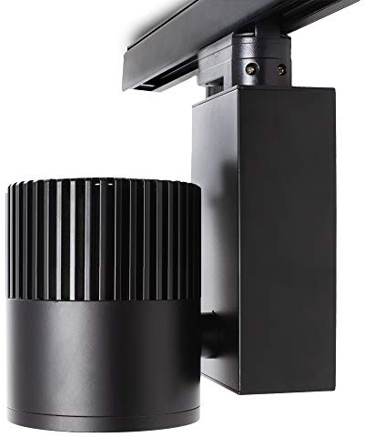 Foco de Carril LED 40W 3600Lm CRI90 4200ºK Trifásico UGR17 50.000H [JW-TR40W-BLACK-W] | Greenice